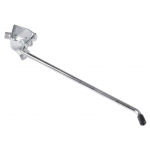 Stojan na bicykel nastaviteľný, na stred 28" oceľový, strieborný